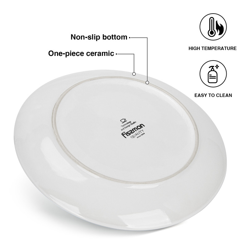 Fissman Dinner Plate Celine 26.3cm (Ceramic) Azure