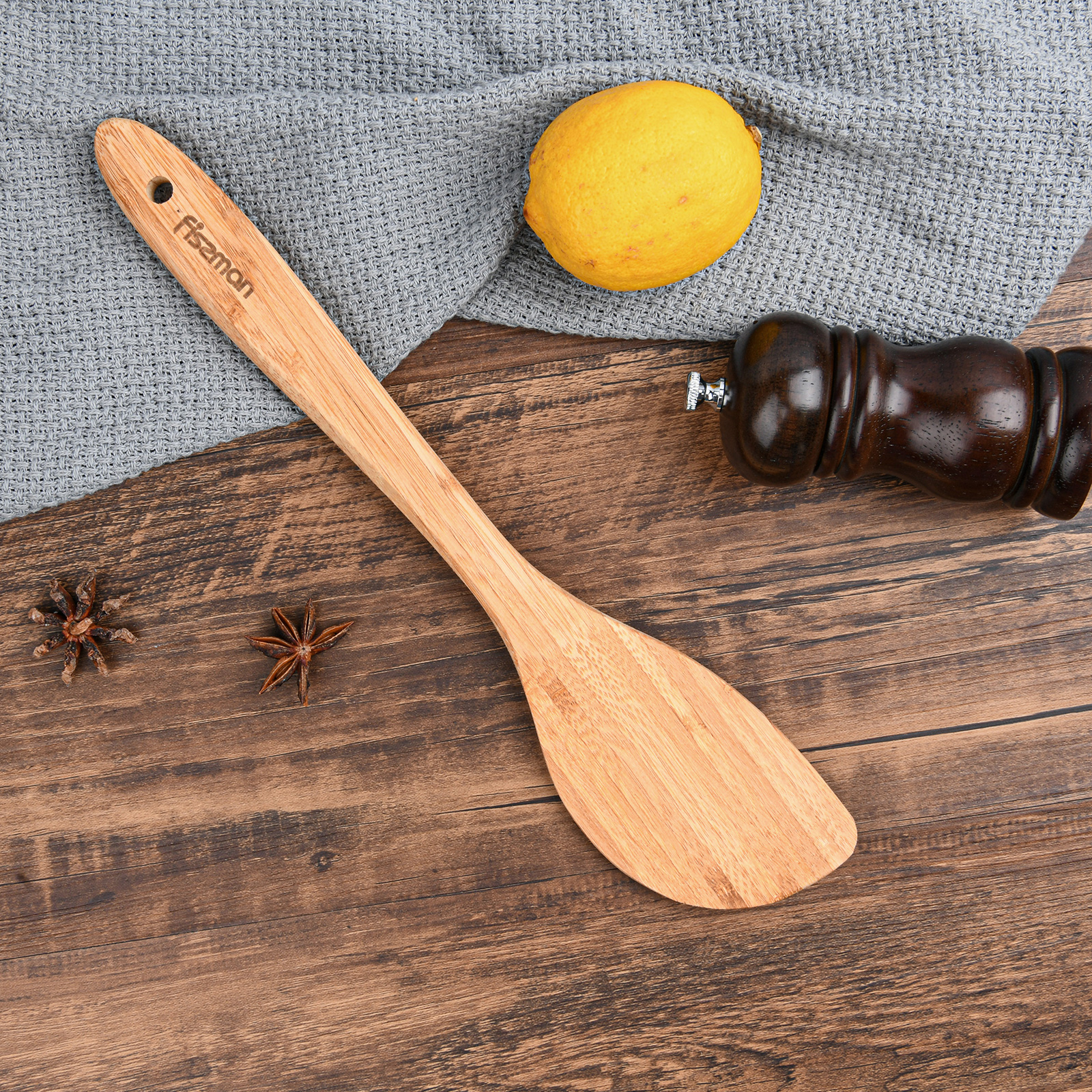 Fissman Solid Turner 30cm (Bamboo)