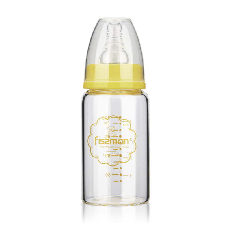 Fissman Feeding Bottle 120ml (Borosilicate Glass)