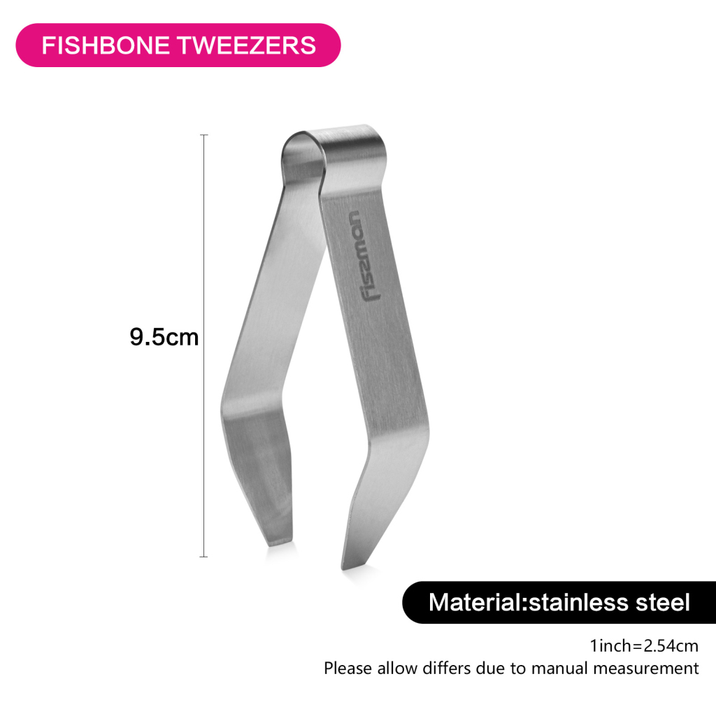 Fissman Fishbone Tweezers 10cm (Stainless Steel)