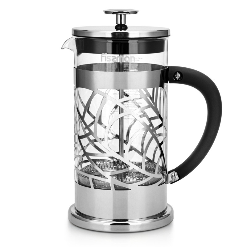 Fissman French Press Coffee Maker Bicerin 600ml (Borosilicate Glass)
