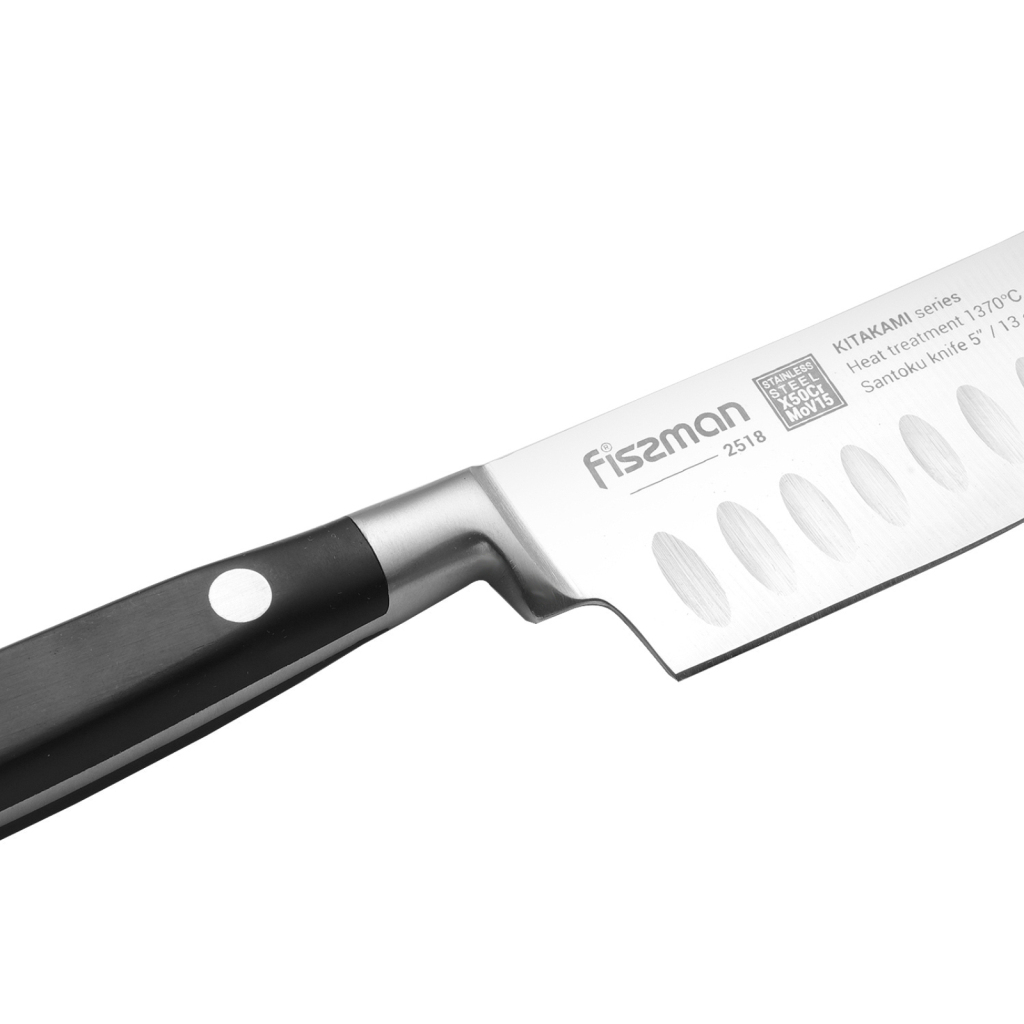 Fissman 5" Santoku Knife Kitakami (X50crmov15 Steel)