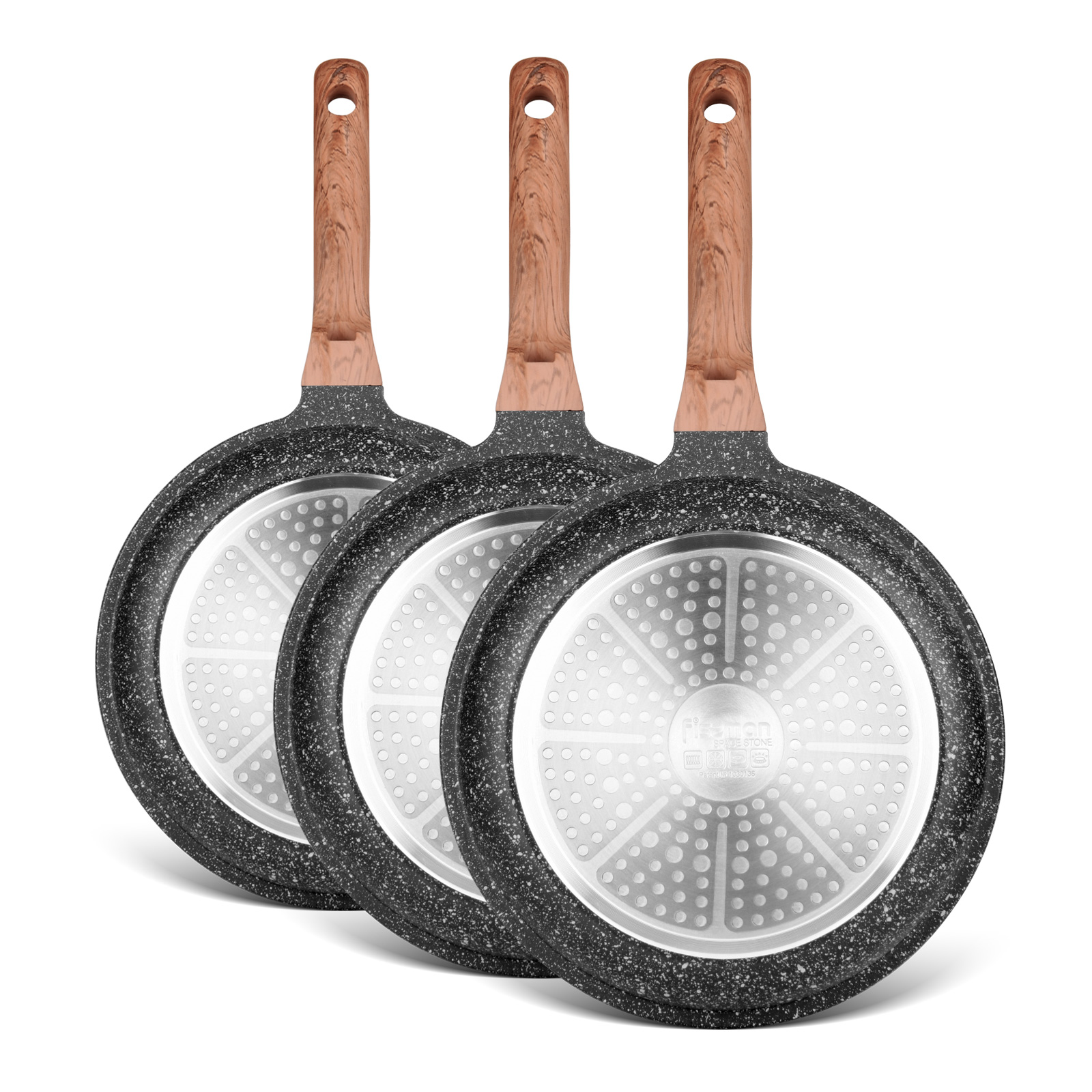 Fissman Frying Pan Space Stone 28x6.0cm (Aluminium With Non-Stick Coating)