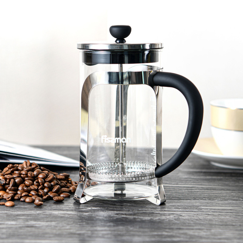 Fissman French Press Coffee Maker Breve 350ml (Borosilicate Glass)