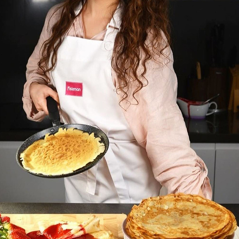 Fissman Crepe Pan Fiore 20cm (Aluminum With Non-Stick Coating)