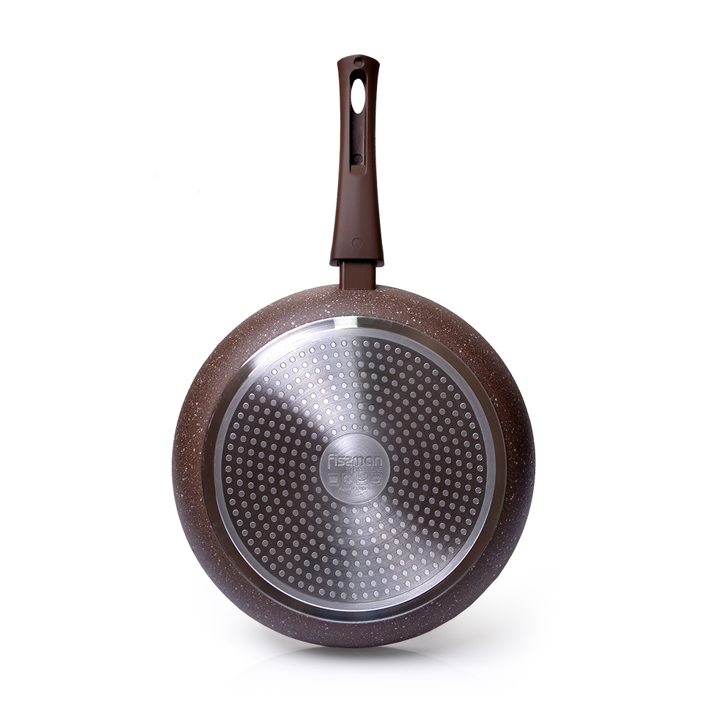 Fissman Frying Pan Smoky Stone 26x5.2cm With Detachable Handle (Aluminum With No