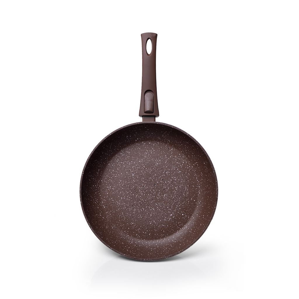 Fissman Frying Pan Smoky Stone 26x5.2cm With Detachable Handle (Aluminum With No