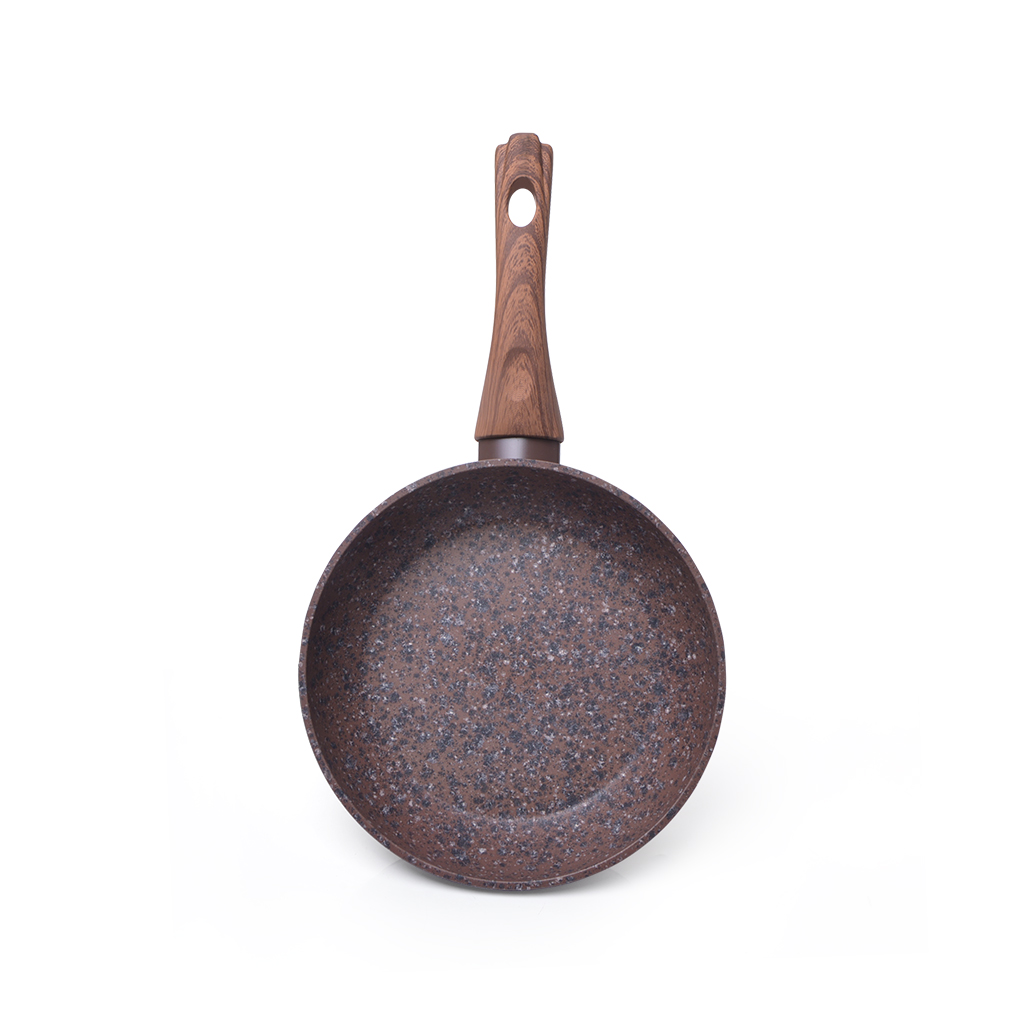 Fissman Frying Pan Magic Brown 20x4.5cm With Induction Bottom Chocolate (Alumini
