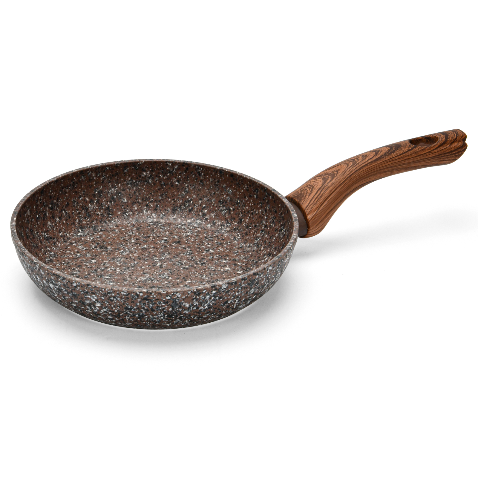 Fissman Frying Pan Magic Brown 20x4.5cm With Induction Bottom Chocolate (Alumini