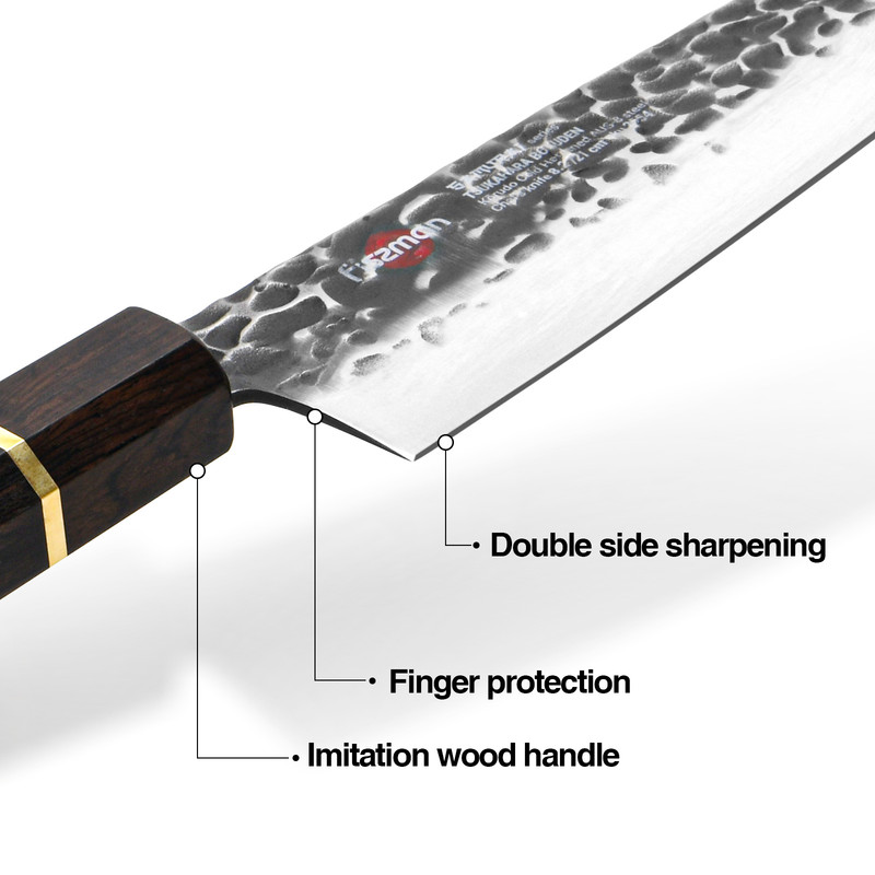 Fissman 8.2" Chef's Knife Samurai Bokuden 21cm (Steel Aus-8)