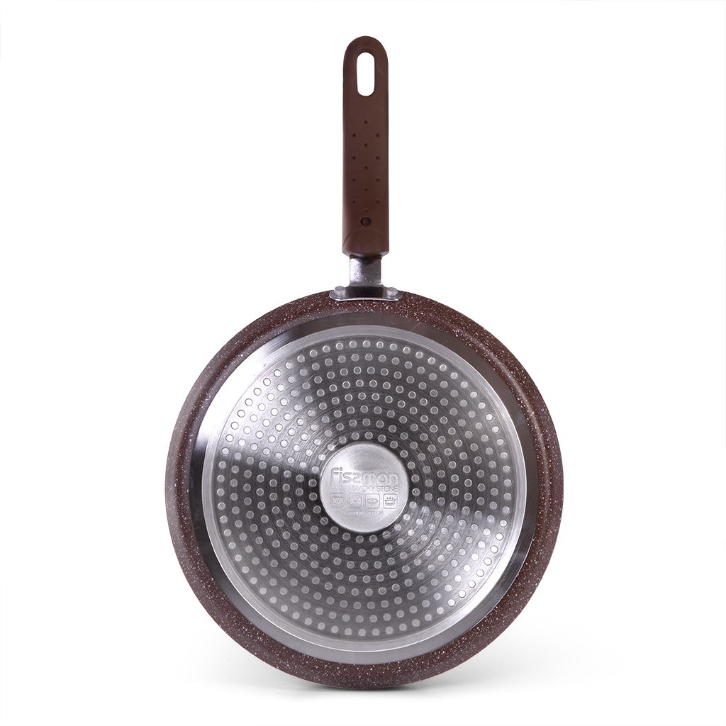 Fissman Crepe Pan Smoky Stone 20cm (Aluminium With Non-Stick Coating)