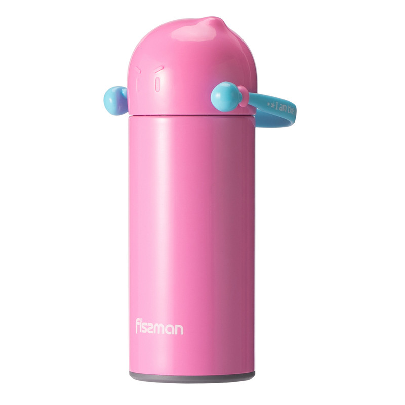 Fissman Double Wall Vacuum Bottle Boxing 300ml (Stainless Steel) Pink
