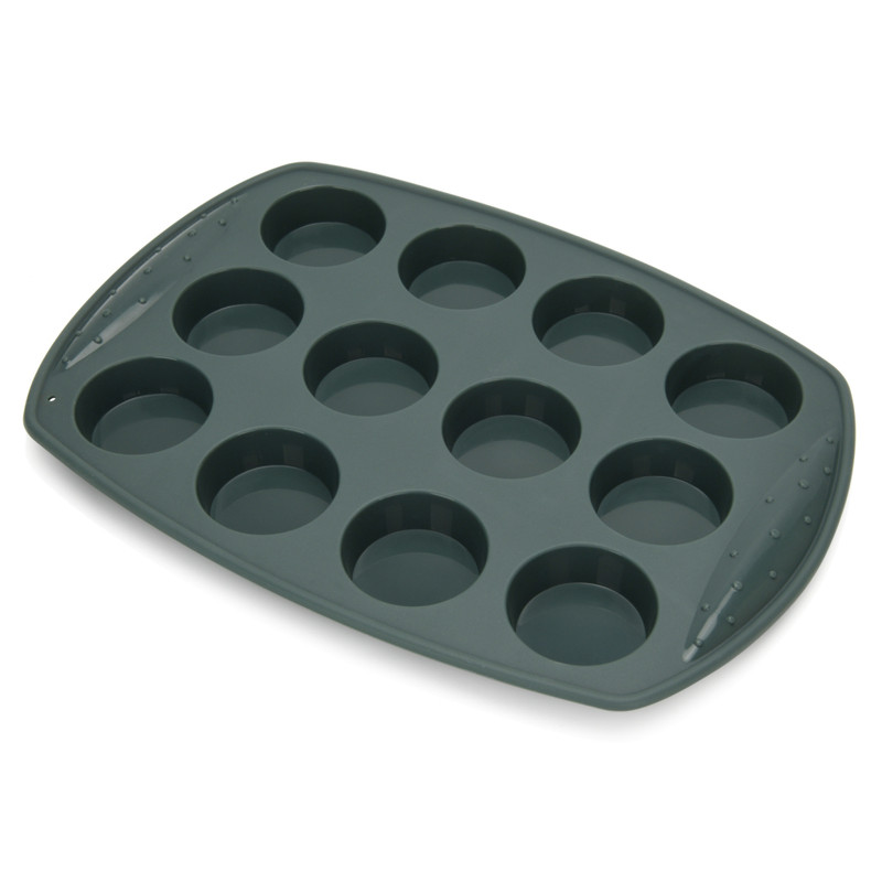 Fissman 12 Cups Cake Mold 30x20x2cm (Silicone)
