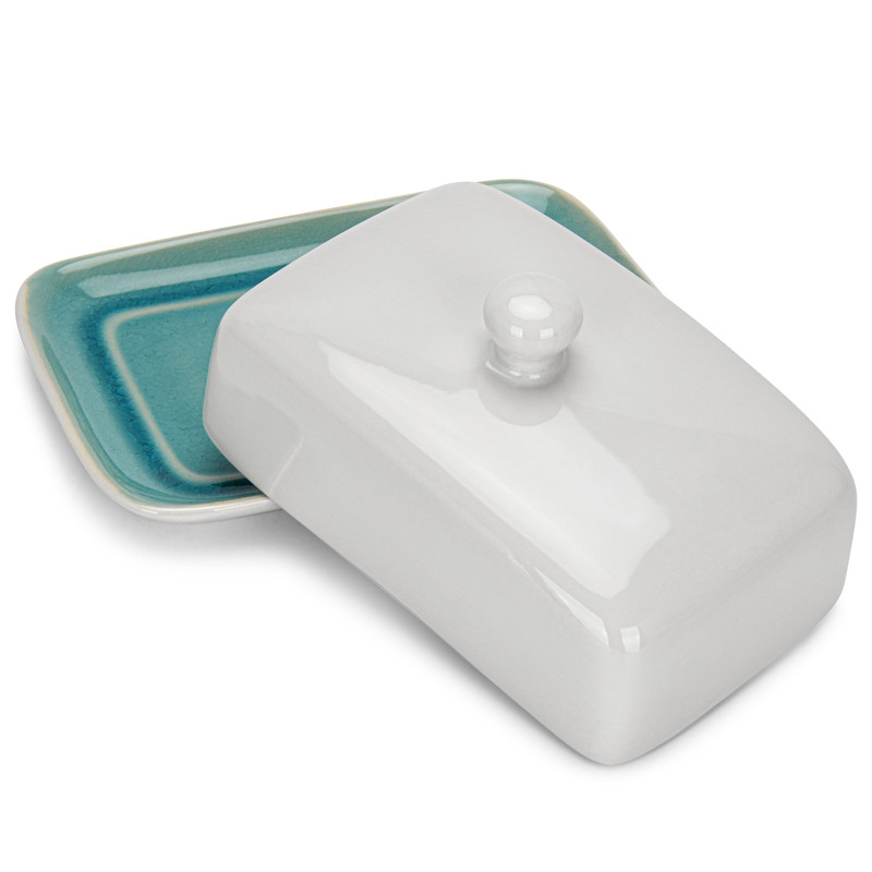 Fissman Butter Dish Celine 20x10.5cm (Ceramic) Azure