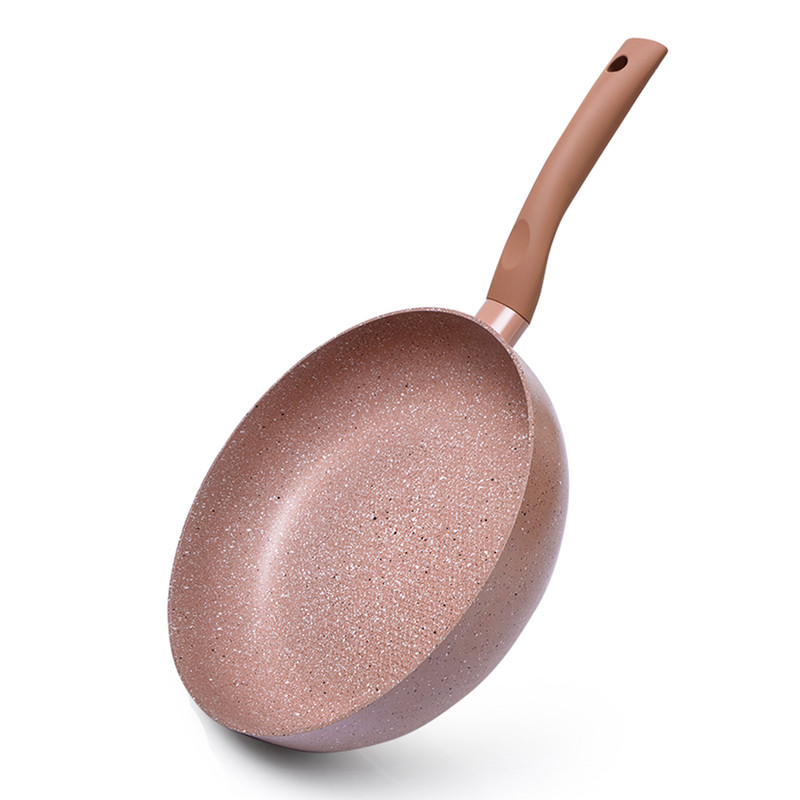 Fissman Deep Frying Pan Latte 24x6cm (Aluminum With Non-Stick Coating)