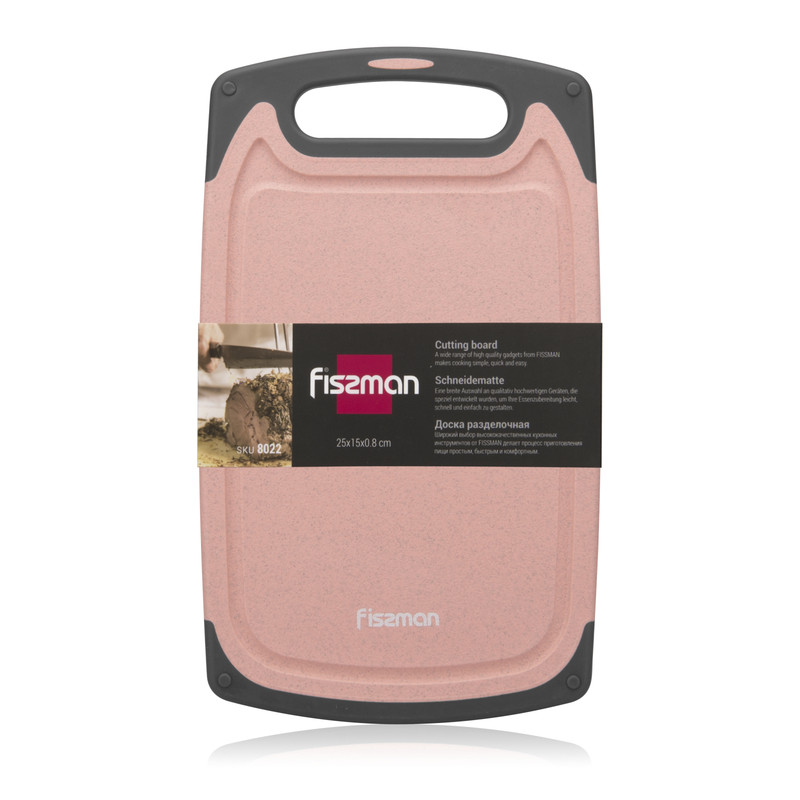 Fissman Cutting Board 25x15x0.8cm (Pp + Tpr)