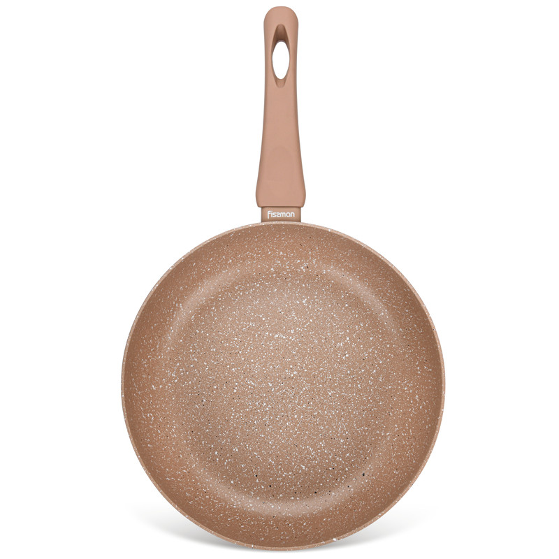Fissman Deep Frying Pan Latte 26x7cm (Aluminum With Non-Stick Coating)