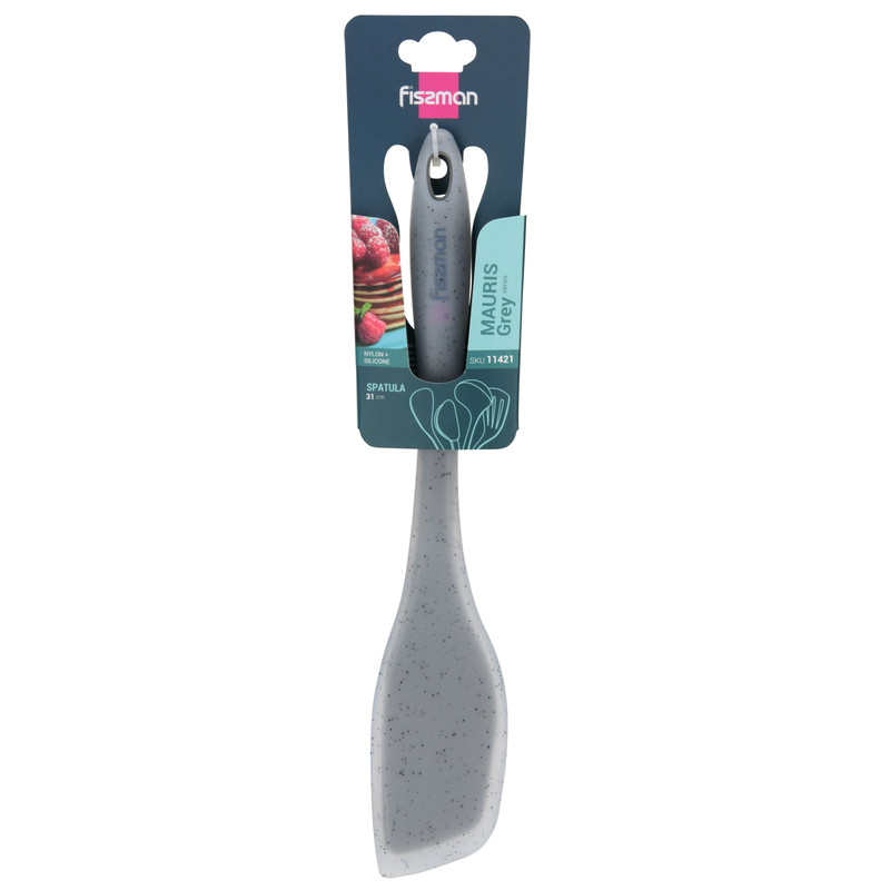 Fissman Spatula Mauris Grey 31cm (Nylon + Silicone)
