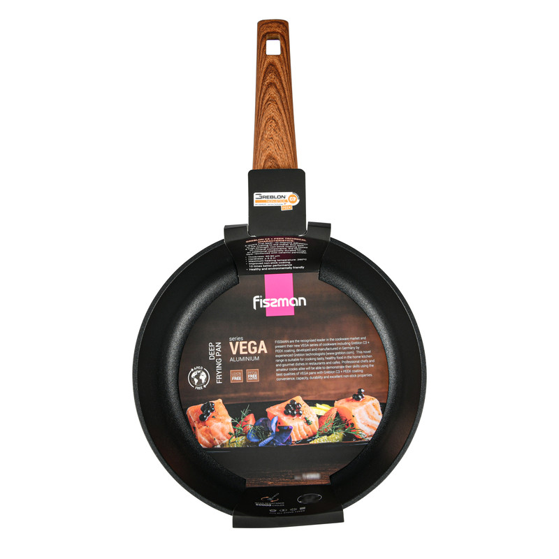 Fissman Deep Frying Pan Vega 28x8cm (Aluminum With Non-Stick Coating)