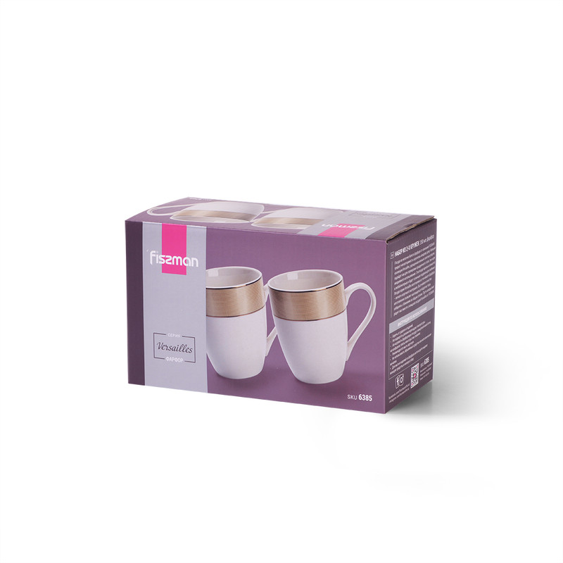 Fissman 2 Mug Set Versailles 350ml (Porcelain)