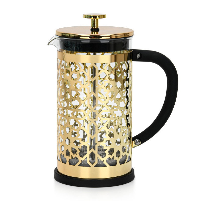 Fissman French Press Coffee Maker Arabica 1000ml (Borosilicate Glass)
