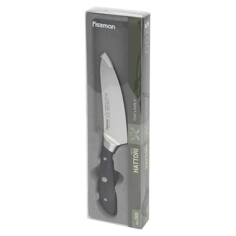 Fissman 6'' Chefs Knife Hattori (420j2 Steel)