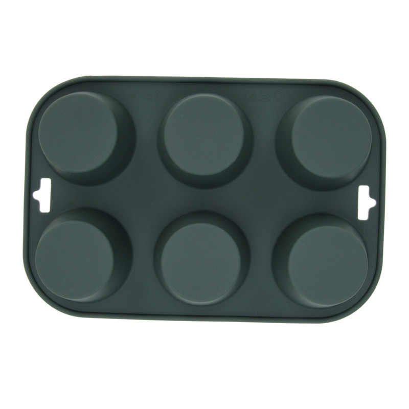 Fissman 6 Cups Cake Mold 23.5x16x4cm (Silicone)