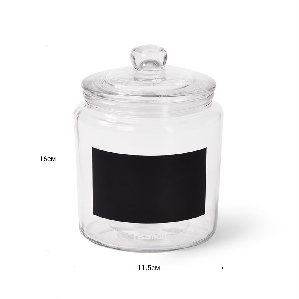 Fissman Food Storage Jar 800ml (Glass)