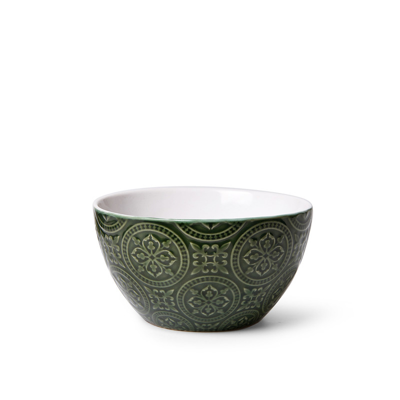 Fissman Bowl 14cm/640ml Green (Ceramic)