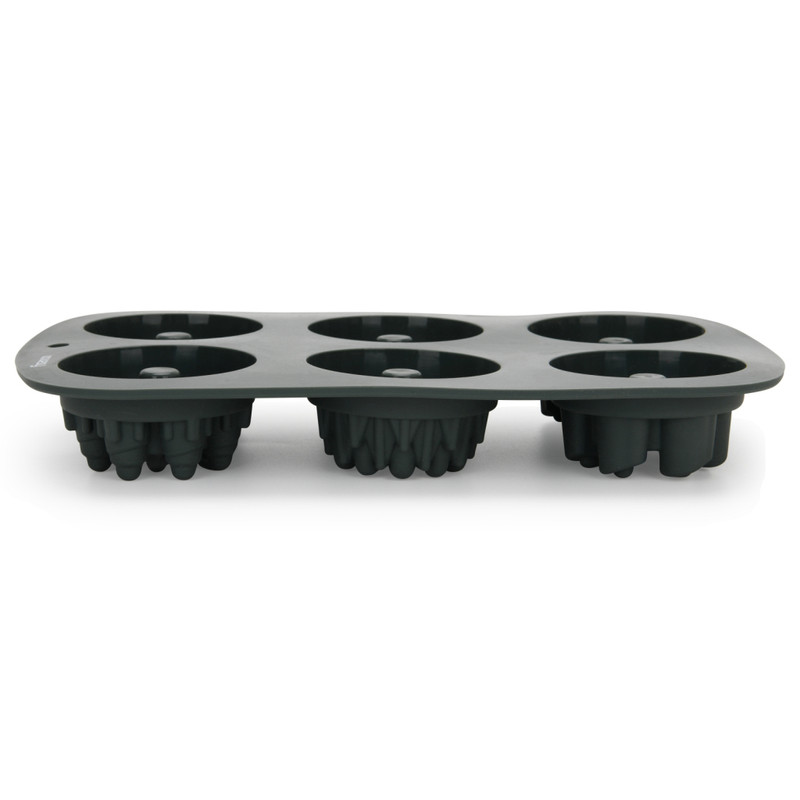 Fissman 6 Cups Cake Mold 25.5x17x3.5cm (Silicone)