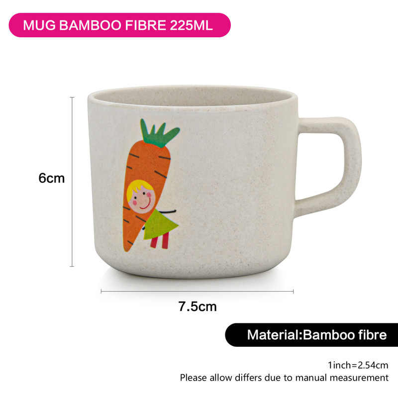 Fissman Mug Carrot 225ml (Bamboo Fibre)