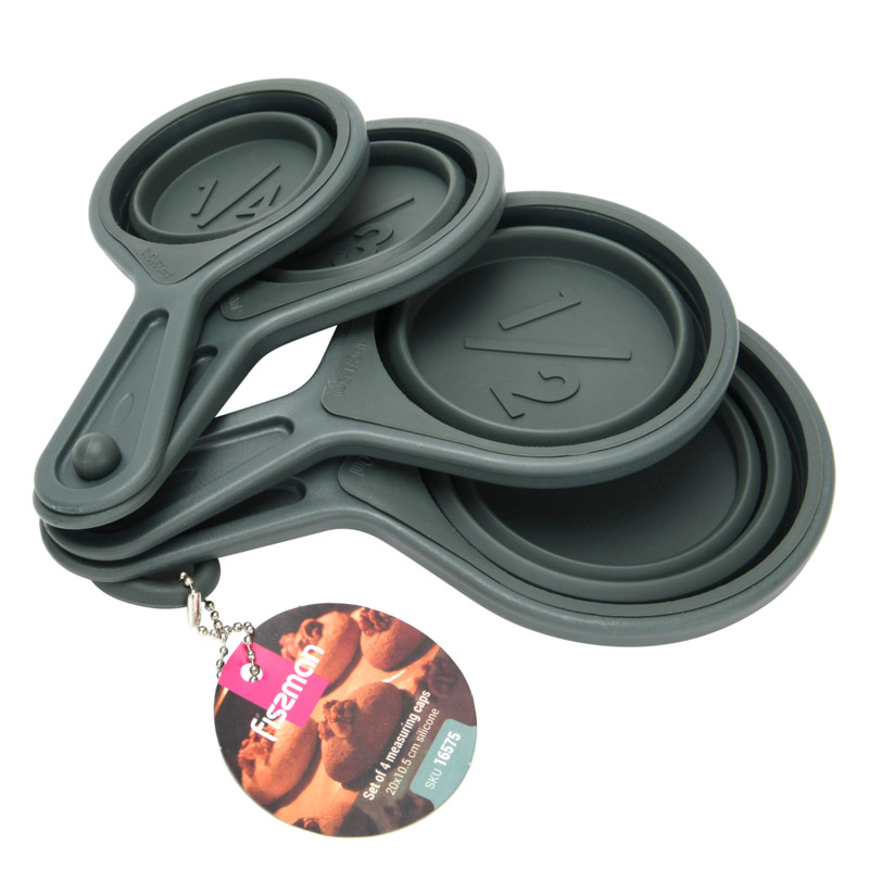 Fissman Set of 4 Measuring Caps 20x10.5cm (Silicone)