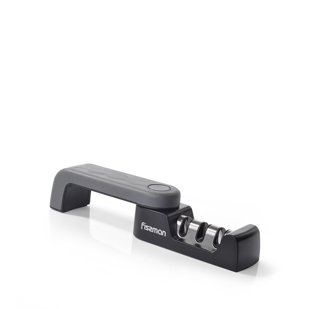 Fissman Foldable Knife Sharpener 14x4x4.5cm For Three-Step Sharpening (Diamond.