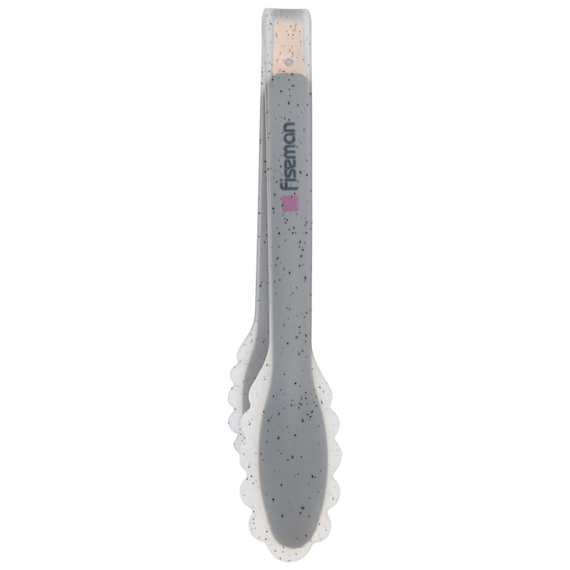 Fissman Tongs Mauris Grey 23cm (Nylon + Silicone + Stainless Steel)