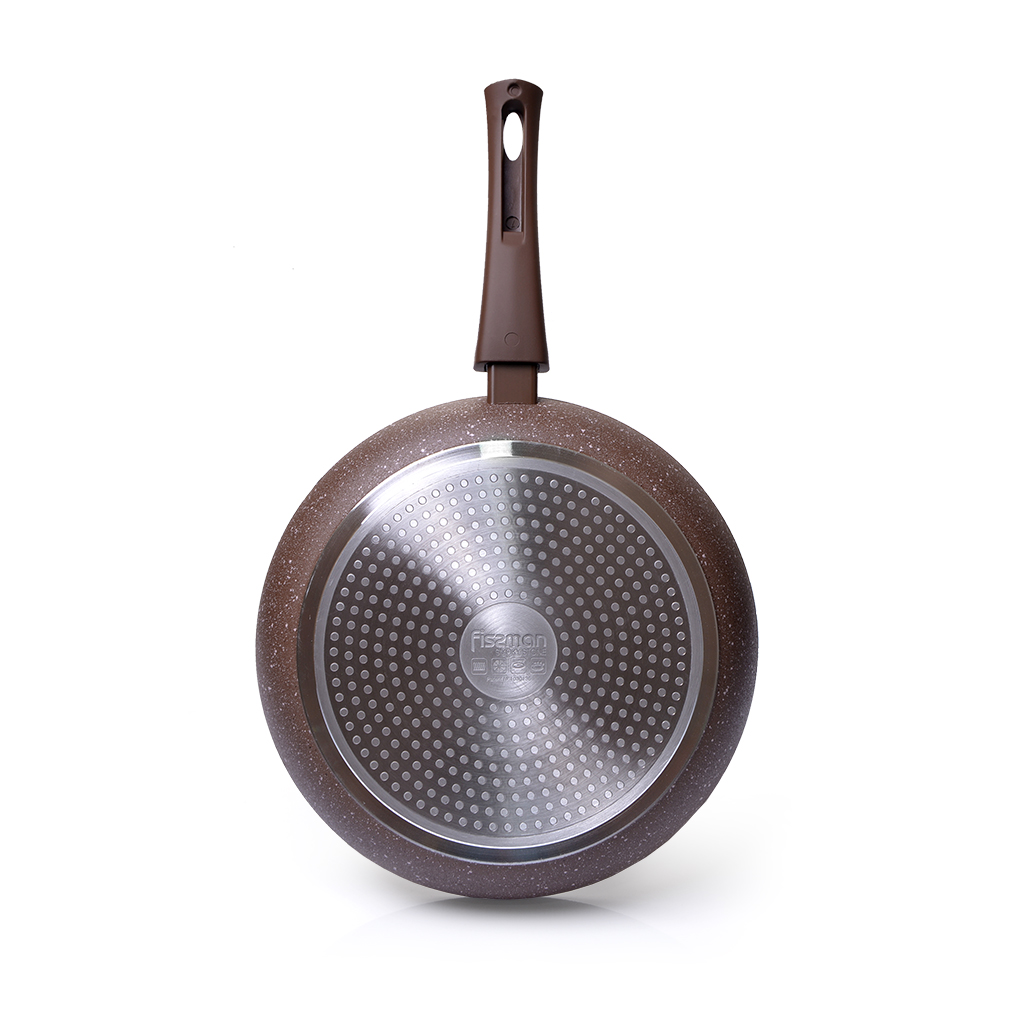 Fissman Frying Pan 24 cm - 4-Layered Platinum Coated Non-Stick Skillet