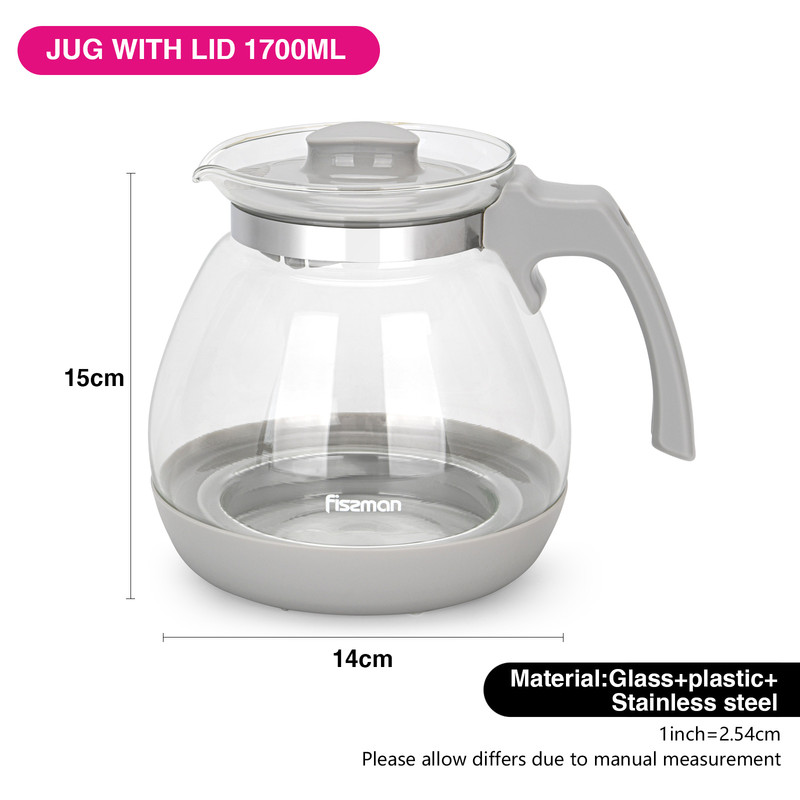 Fissman Jug 1700ml (Glass)