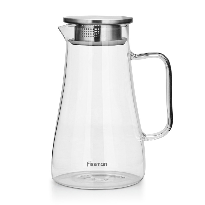 Fissman Jug Acqua 1200ml With Filter (Borosilicate Glass)