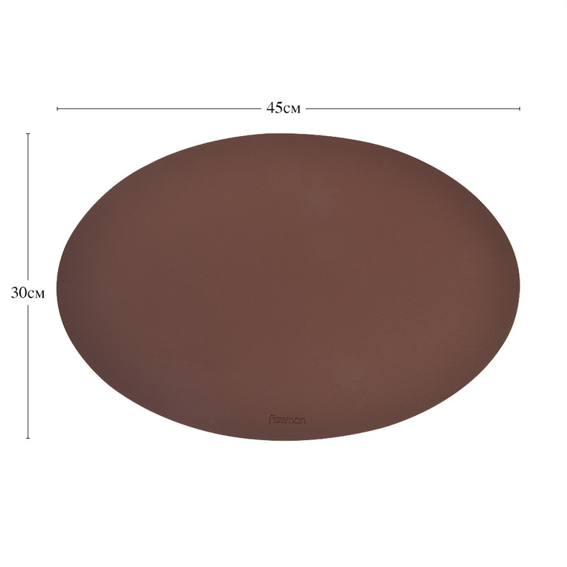 Fissman Oval Placemat 45x30cm (Pu)