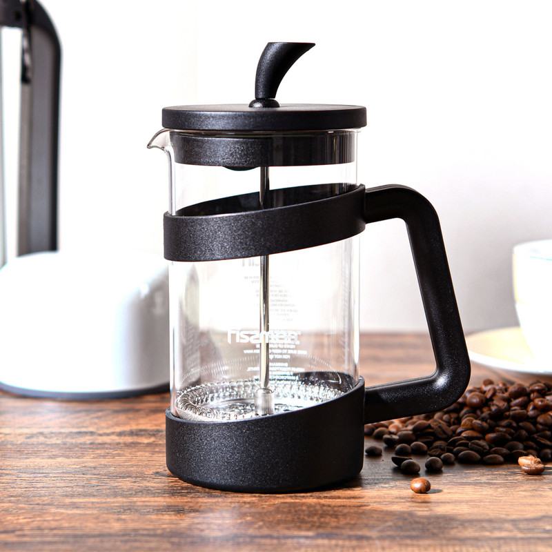 Fissman French Press Coffee Maker Galao 600ml (Borosilicate Glass)