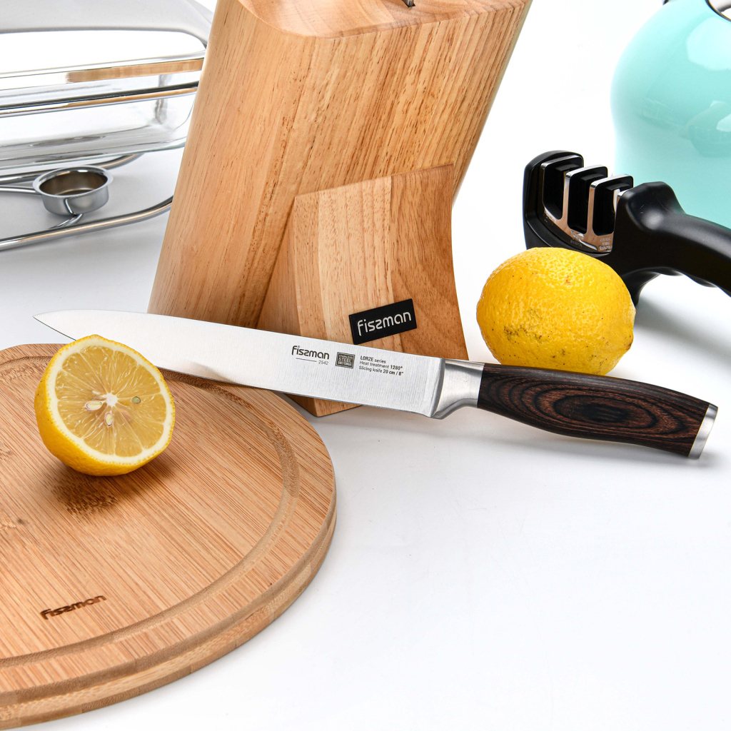 Fissman  8" Slicing Knife Lorze 20cm (50cr15mov Steel)