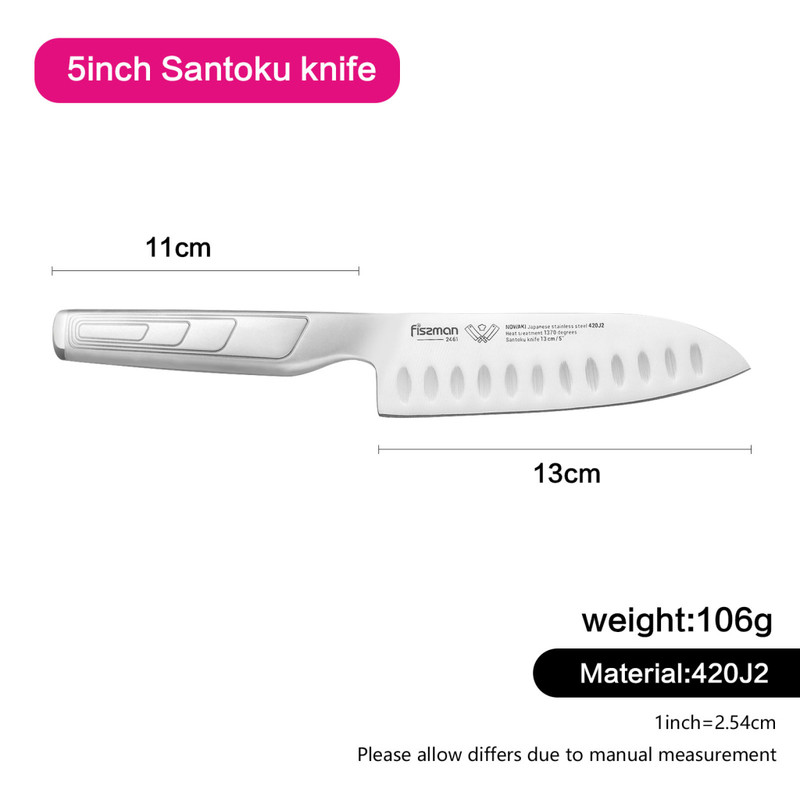 Fissman 5" Santoku Knife Nowaki (420j2 Steel)