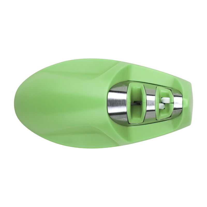 Fissman Knife Sharpener 10x4x5cm Green Tea (Carbide And Ceramic)