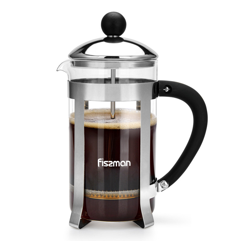 Fissman French Press Coffee Maker Freddo 600ml (Borosilicate Glass)
