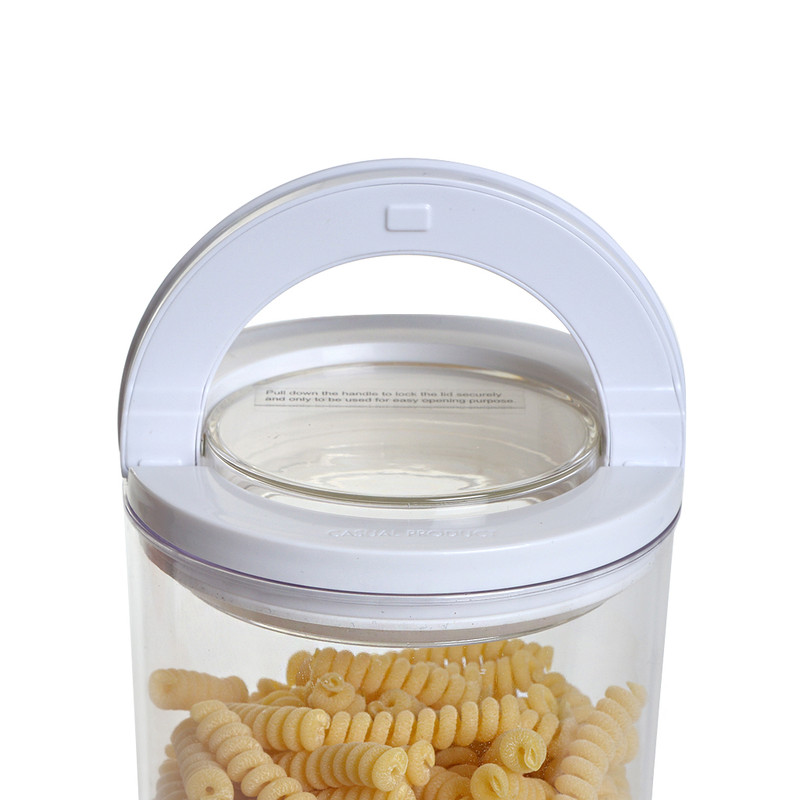 Fissman Round Flip Lock Food Storage Container 10x17cm/1.0 L (Plastic)