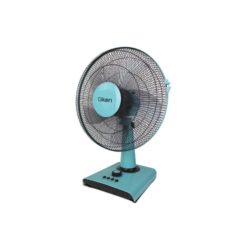 Clikon Haize 16 Inch Table Fan with Strong Safety Grill, Swing Function