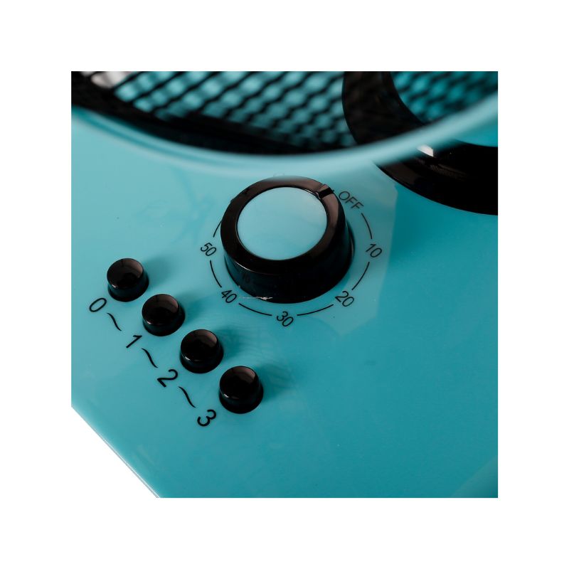 Clikon Haize 16 Inch Table Fan with Strong Safety Grill, Swing Function