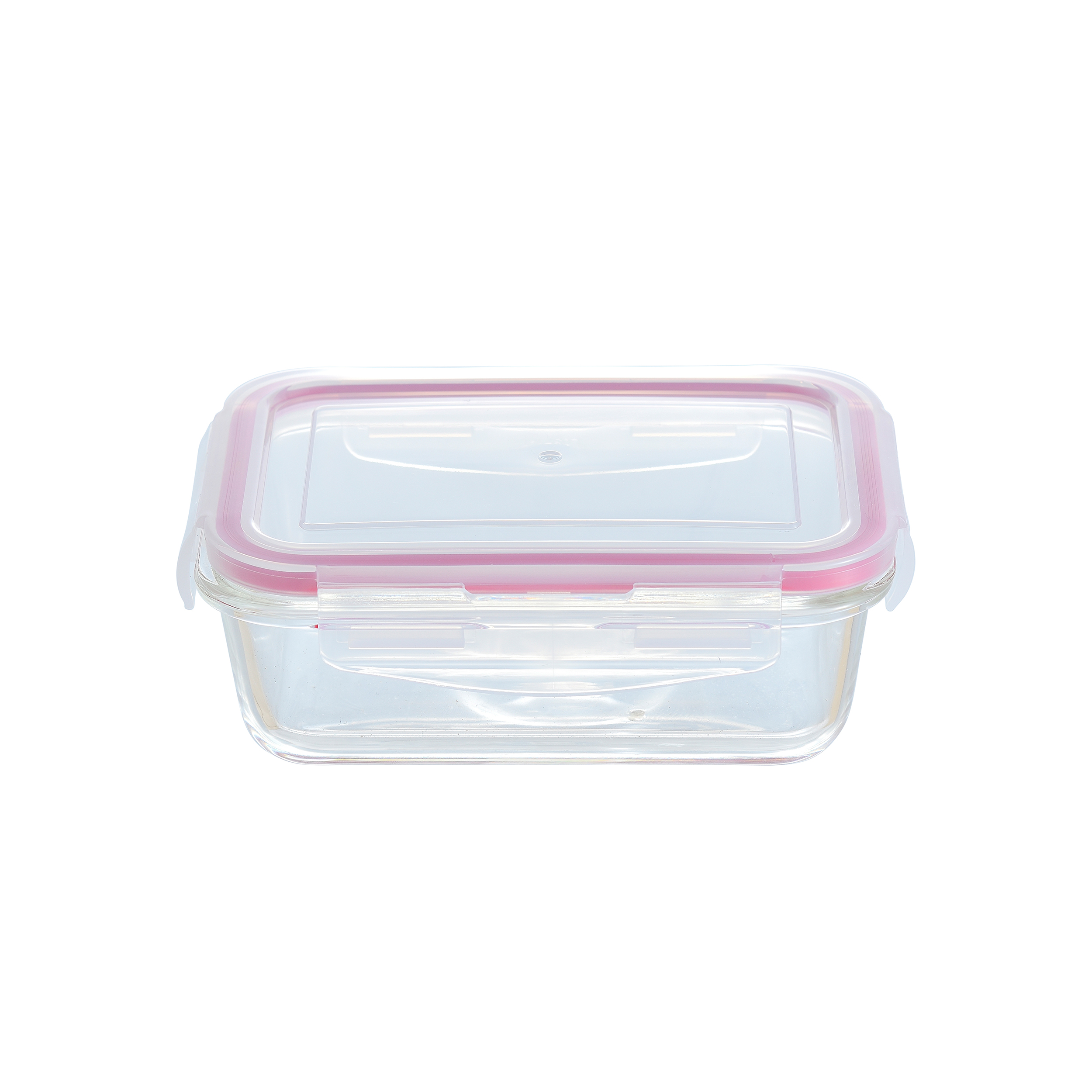 Glass Food Container Airtight Lid Lunch Box Rectangle Food Storage Box 570 ML