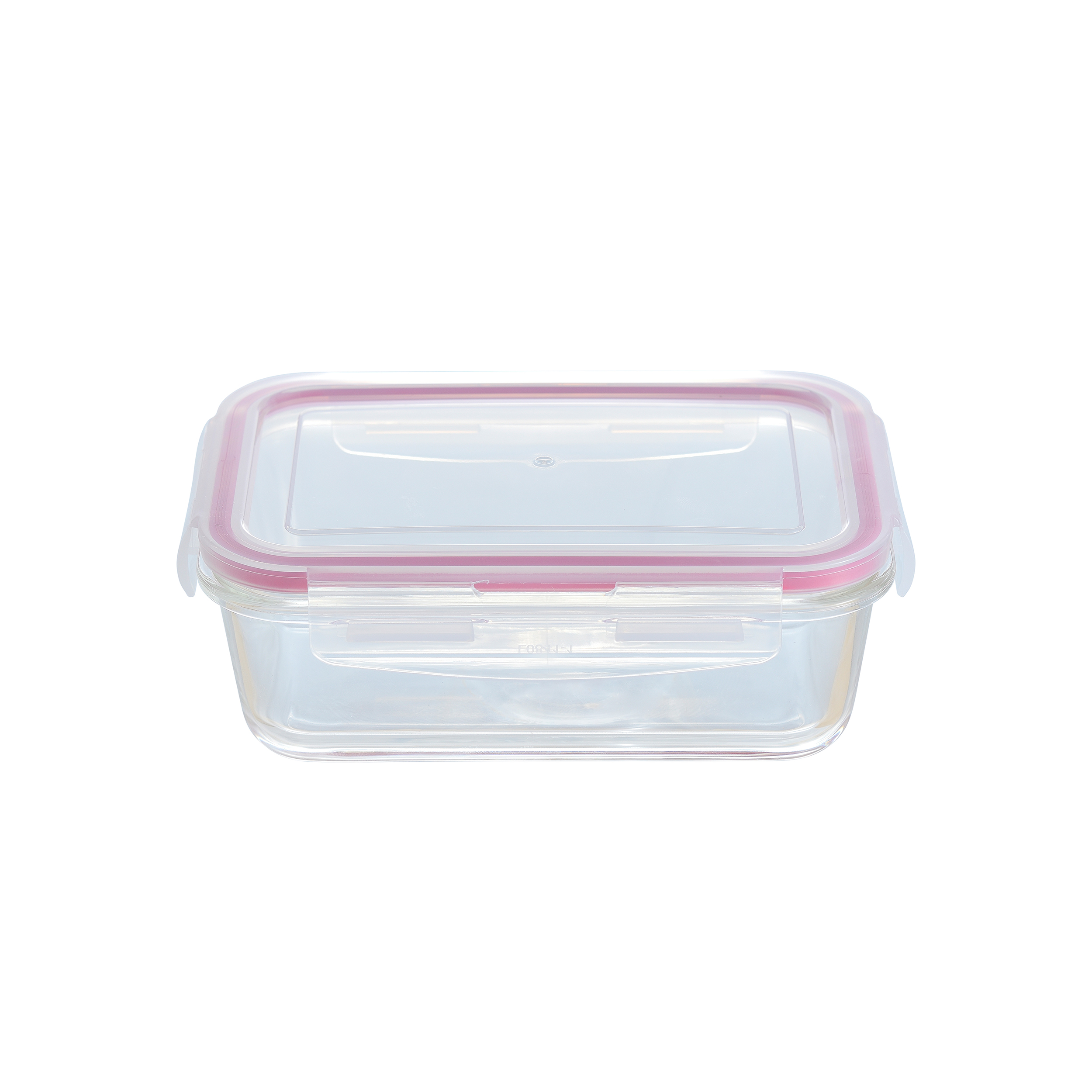 Glass Food Container Airtight Lid Lunch Box Rectangle Food Storage Box 330 ML
