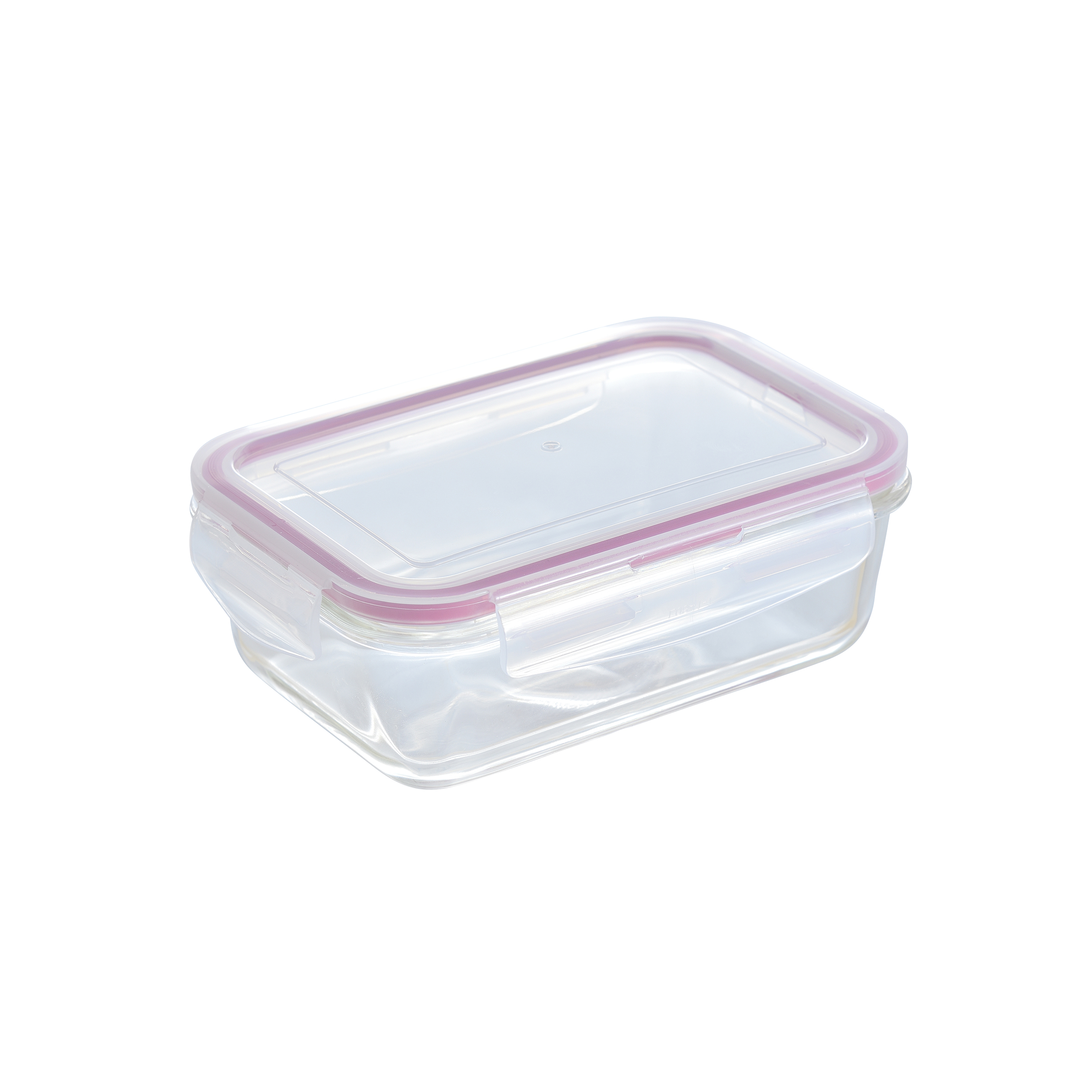 Glass Food Container Airtight Lid Lunch Box Rectangle Food Storage Box 840 ML