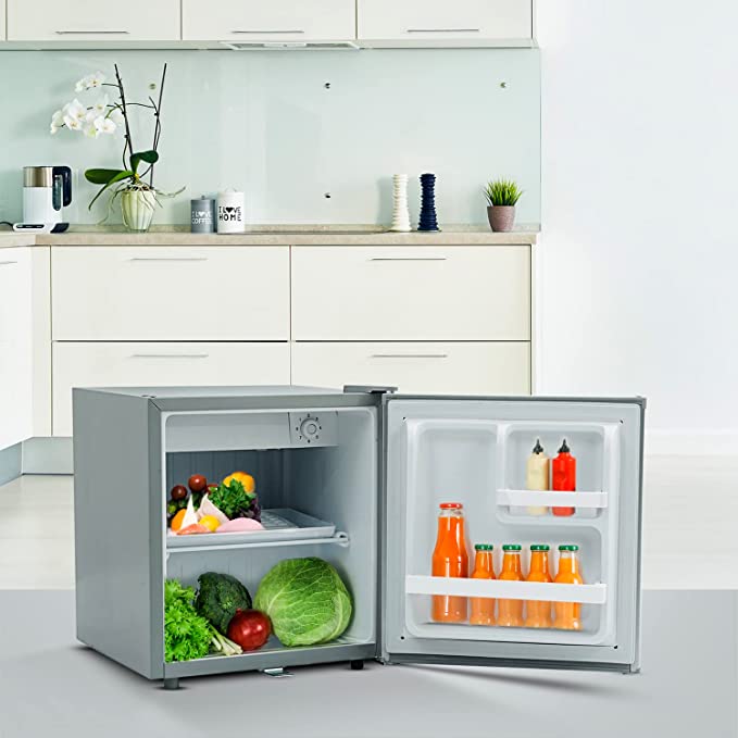 Clikon – 48 Liter Mini Refrigerator / Fridge, Single Door, Grey - CK6002